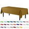 Exquisite 6-Pack Premium Plastic Tablecloth 54in. x 108in. Rectangle Plastic Table Cover